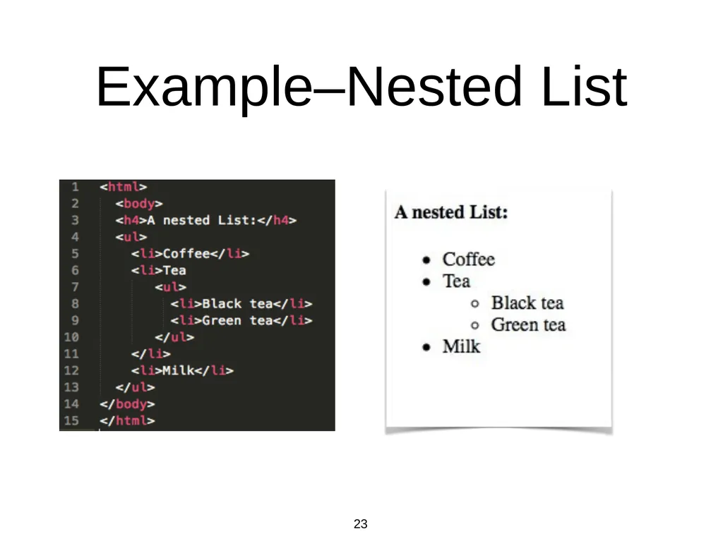 Introduction to Web Programming Lecture 2: - slide 23 of 27
