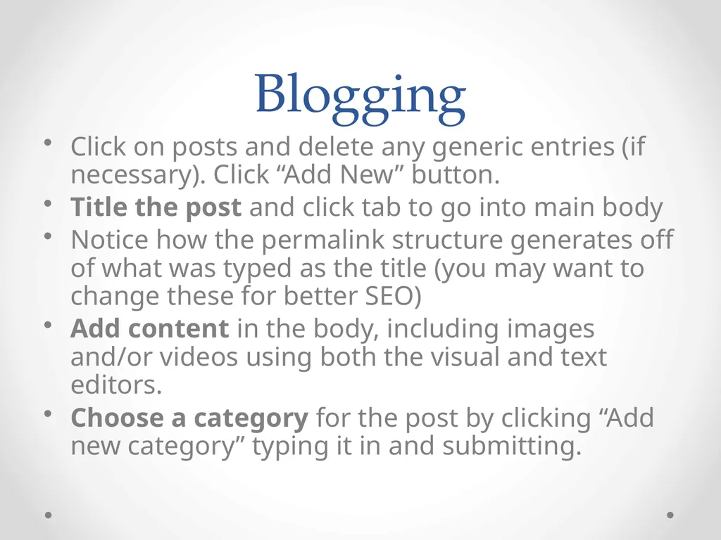 WordPress Web Development An introduction to small - slide 10 of 23