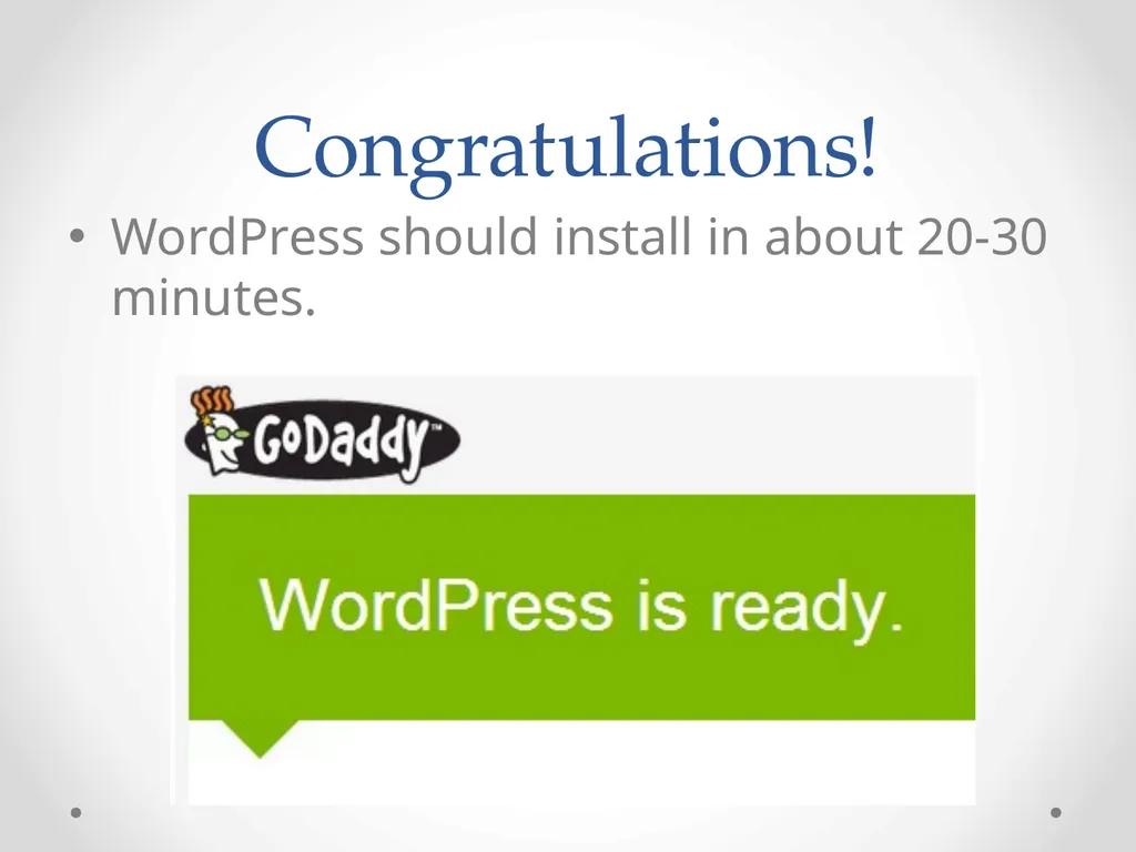 WordPress Web Development An introduction to small - slide 16 of 23
