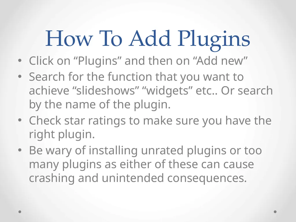 WordPress Web Development An introduction to small - slide 18 of 23