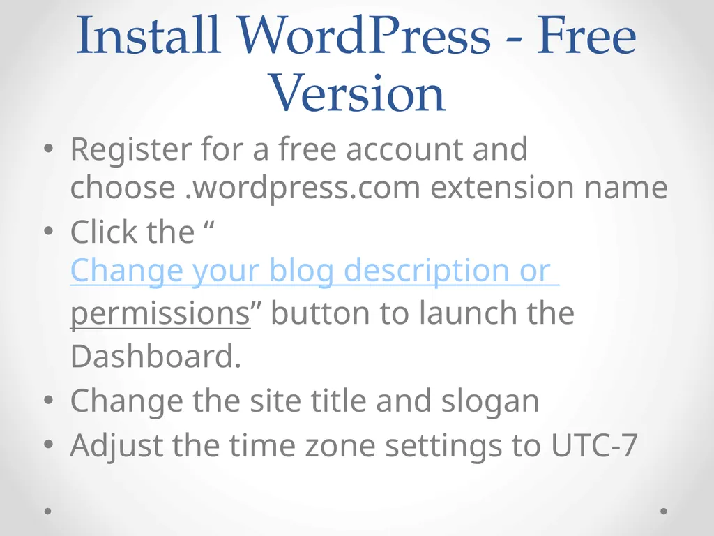 WordPress Web Development An introduction to small - slide 8 of 23