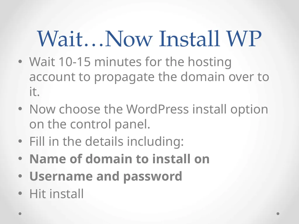 WordPress Web Development An introduction to small - slide 15 of 23