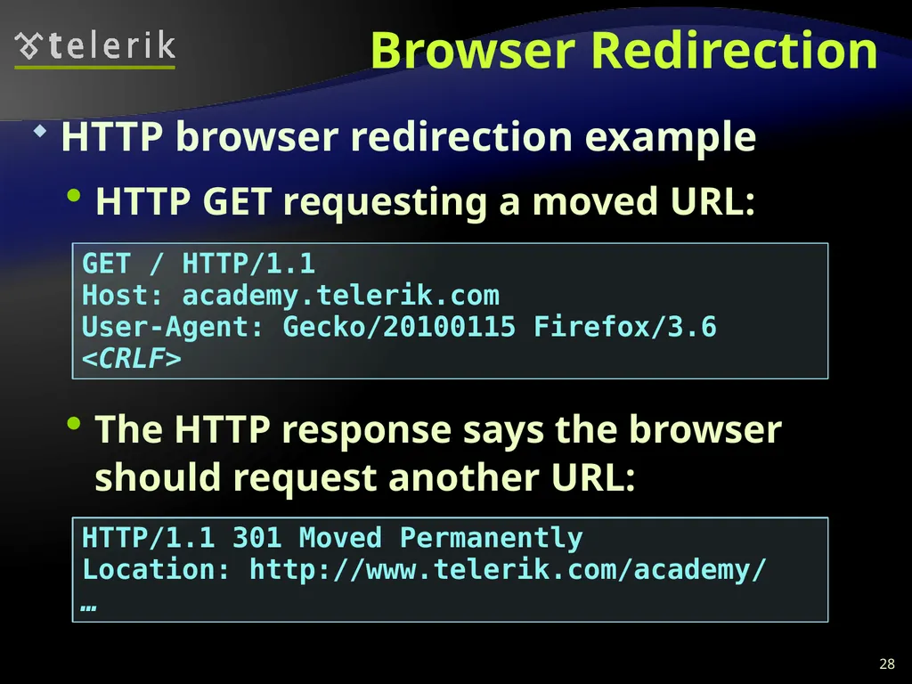 Web Technologies Basics WWW, HTTP, GET, POST, - slide 28 of 35