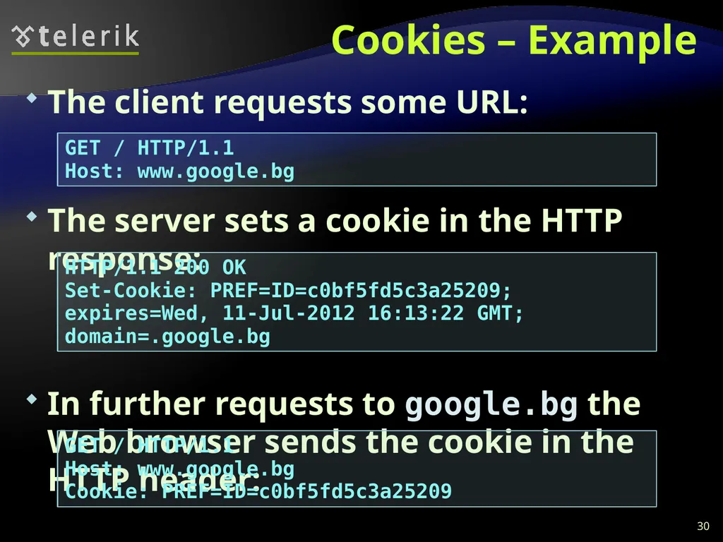 Web Technologies Basics WWW, HTTP, GET, POST, - slide 30 of 35