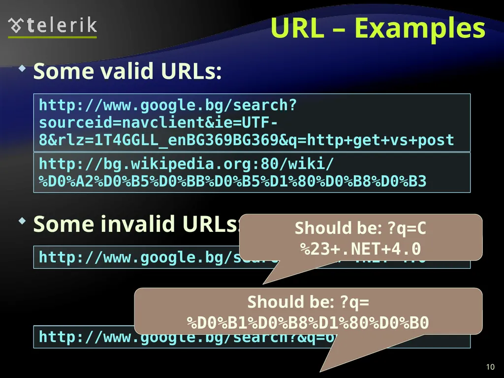 Web Technologies Basics WWW, HTTP, GET, POST, - slide 10 of 35