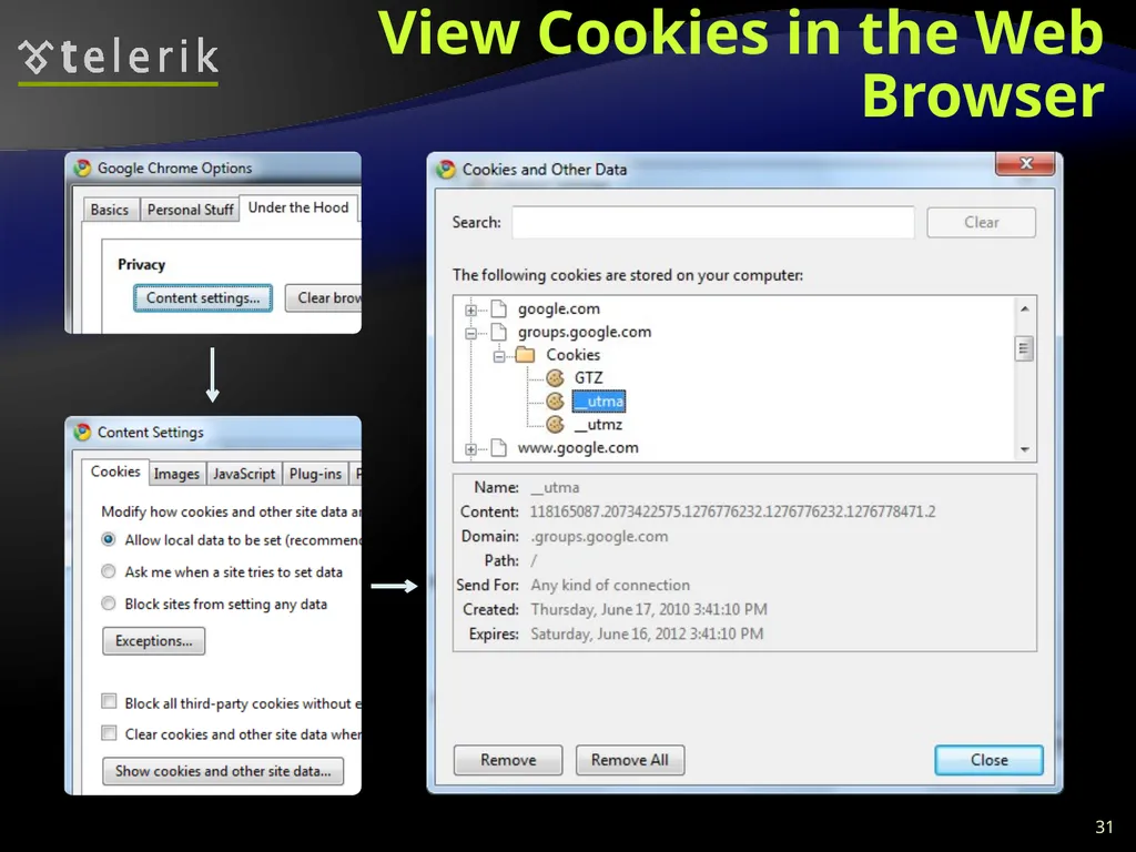 Web Technologies Basics WWW, HTTP, GET, POST, - slide 31 of 35