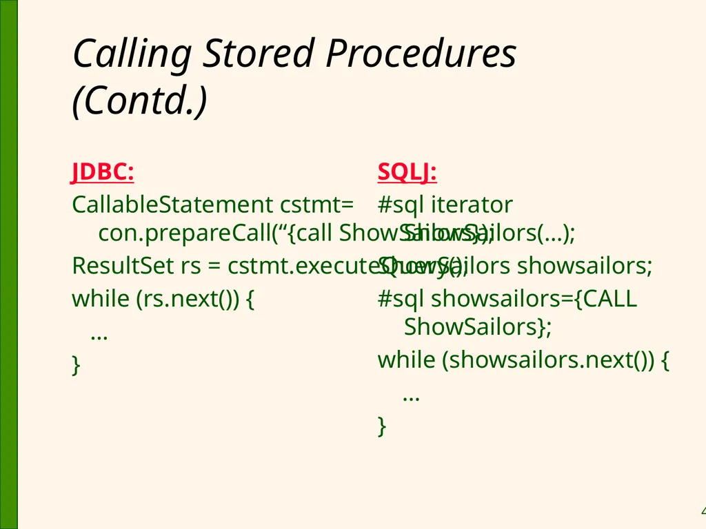 Database Application Development Chapter 6 Some - slide 46 of 75
