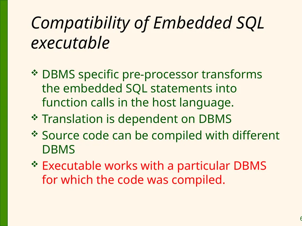Database Application Development Chapter 6 Some - slide 66 of 75