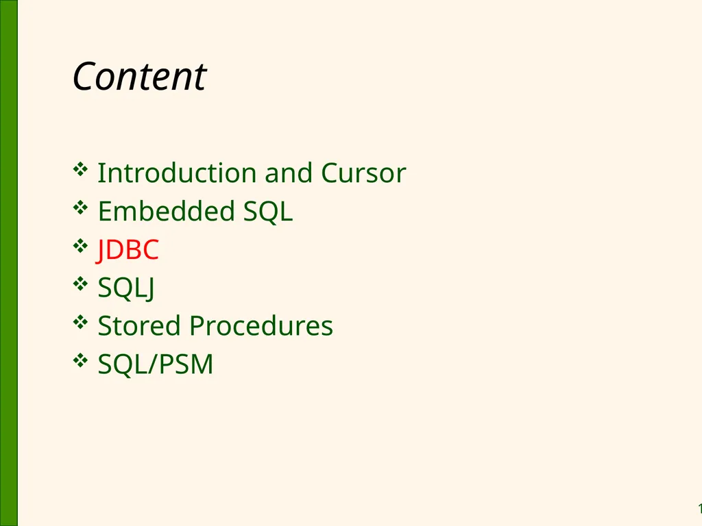 Database Application Development Chapter 6 Some - slide 14 of 75