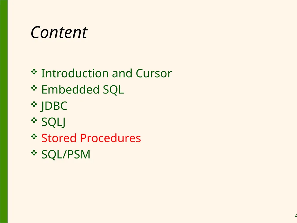 Database Application Development Chapter 6 Some - slide 41 of 75
