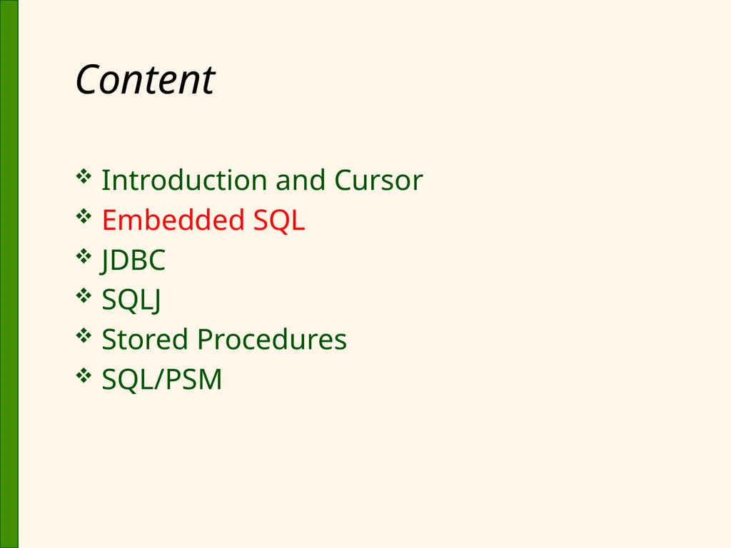 Database Application Development Chapter 6 Some - slide 9 of 75