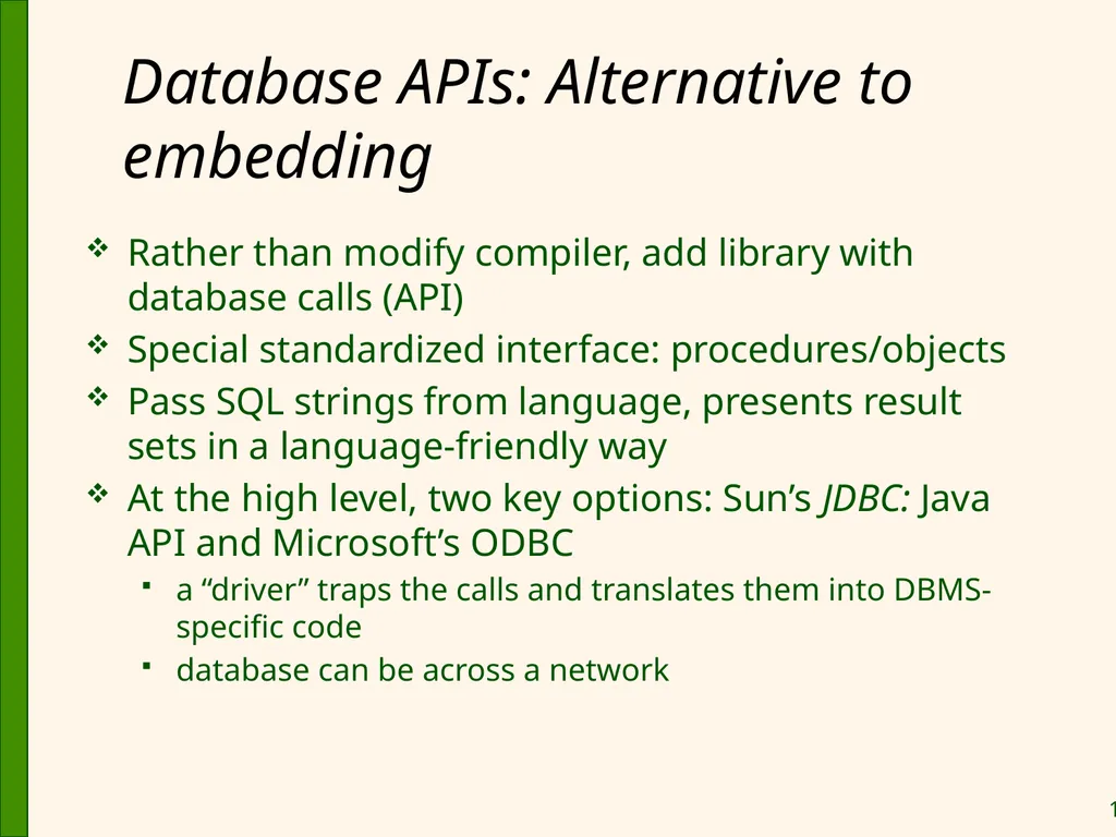Database Application Development Chapter 6 Some - slide 15 of 75