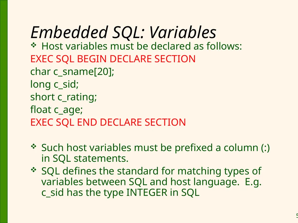 Database Application Development Chapter 6 Some - slide 57 of 75