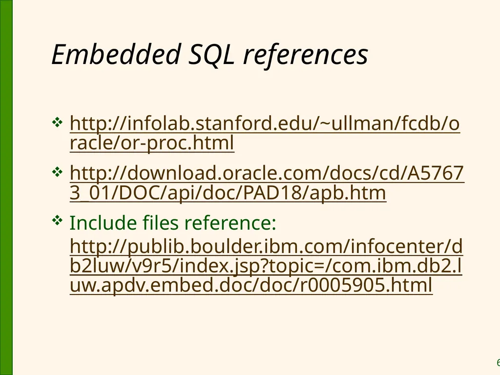 Database Application Development Chapter 6 Some - slide 64 of 75
