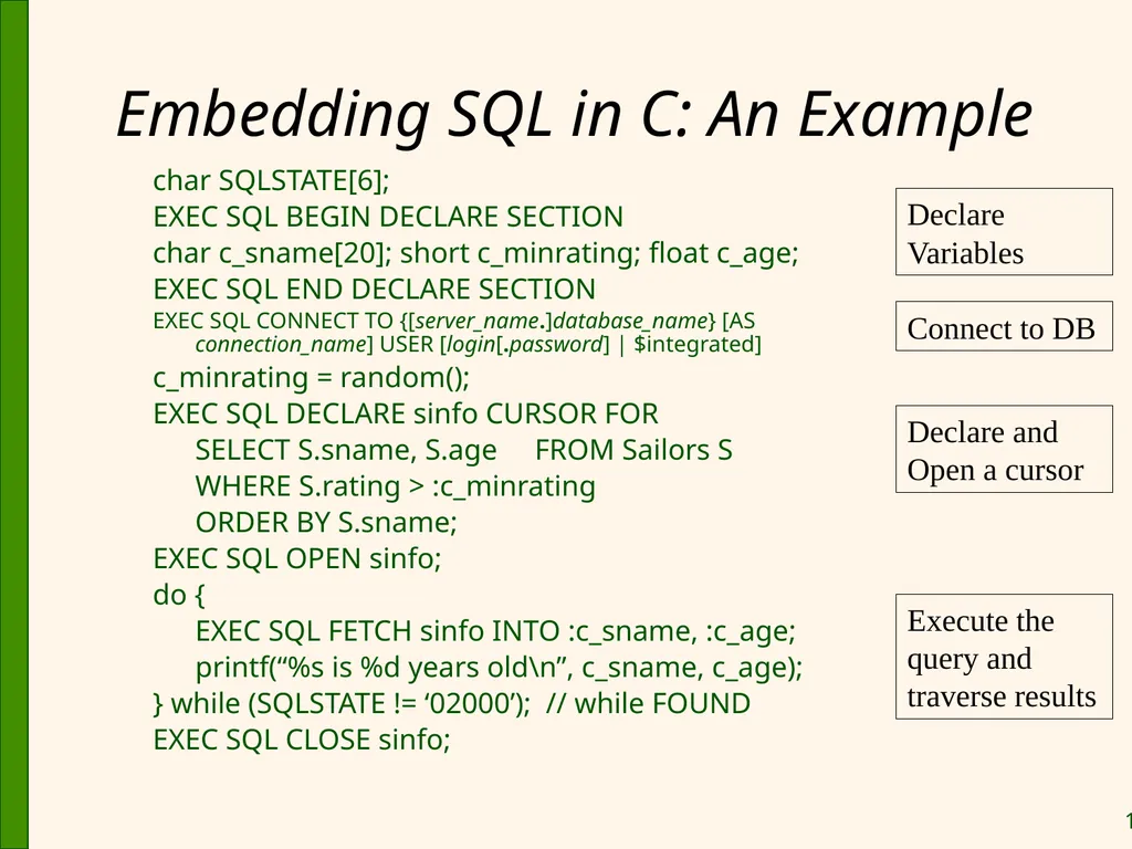 Database Application Development Chapter 6 Some - slide 11 of 75