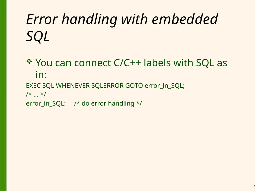 Database Application Development Chapter 6 Some - slide 72 of 75
