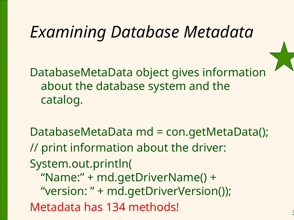 Database Application Development Chapter 6 Some - slide 34 of 75