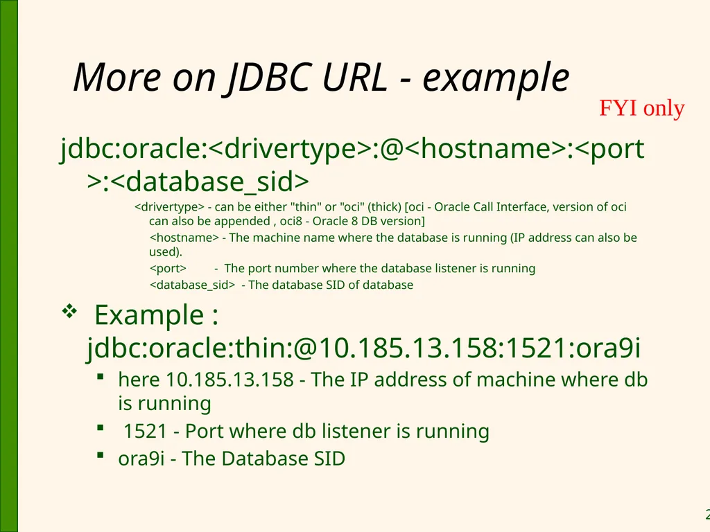 Database Application Development Chapter 6 Some - slide 22 of 75