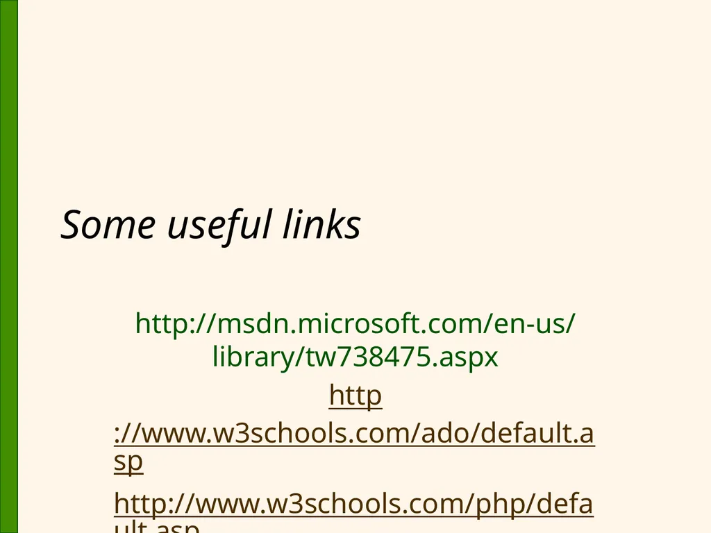 Database Application Development Chapter 6 Some - slide 2 of 75