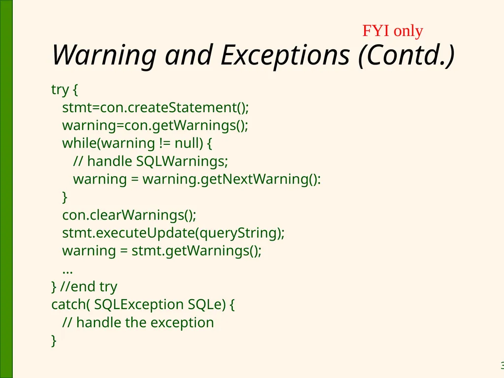 Database Application Development Chapter 6 Some - slide 33 of 75