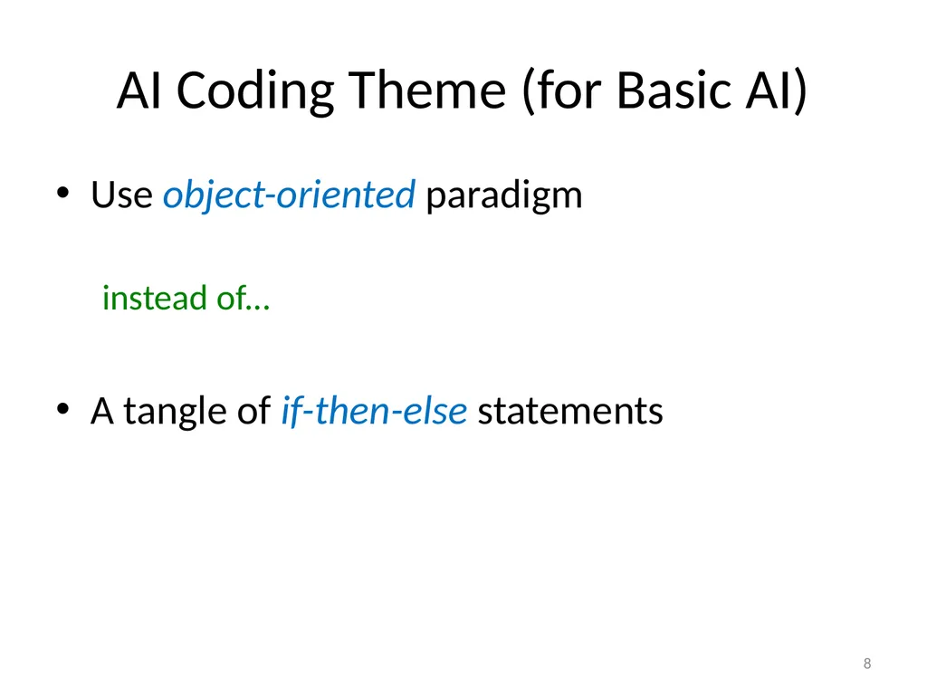 Basic Game AI IMGD 4000 With material from: Ian - slide 8 of 56