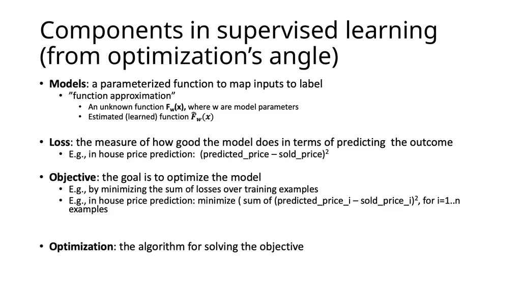Machine Learning Model overview Types of ML models - slide 4 of 8