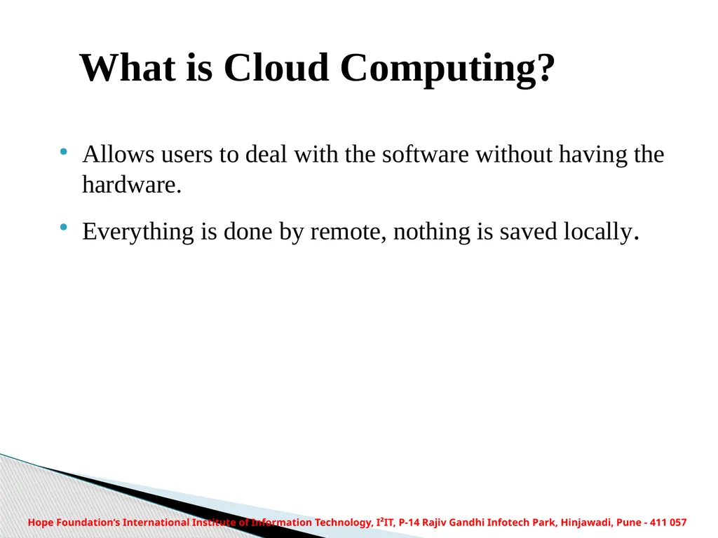 HOPE FOUNDATION’S INTERNATIONAL INSTITUTE OF - slide 4 of 15