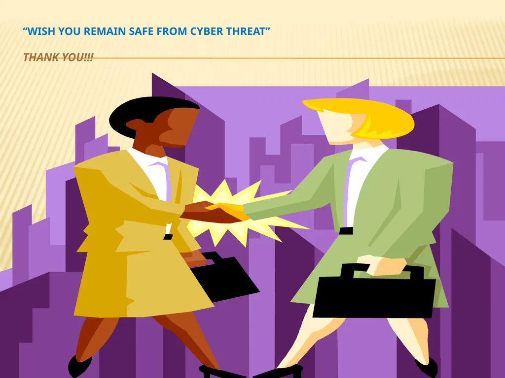 National Cyber Security Policy “For secure - slide 22 of 22