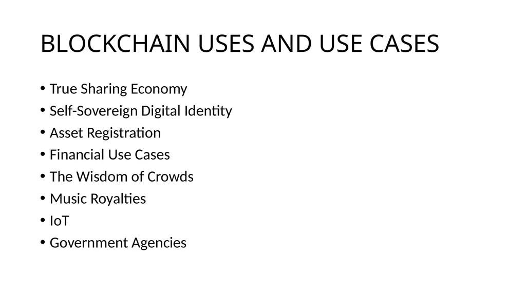 INTRODUCTION TO BLOCKCHAIN UNIT 1 INTRODUCTION TO - slide 9 of 10