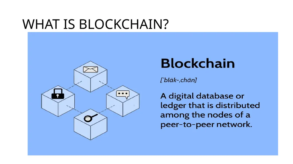 INTRODUCTION TO BLOCKCHAIN UNIT 1 INTRODUCTION TO - slide 3 of 10