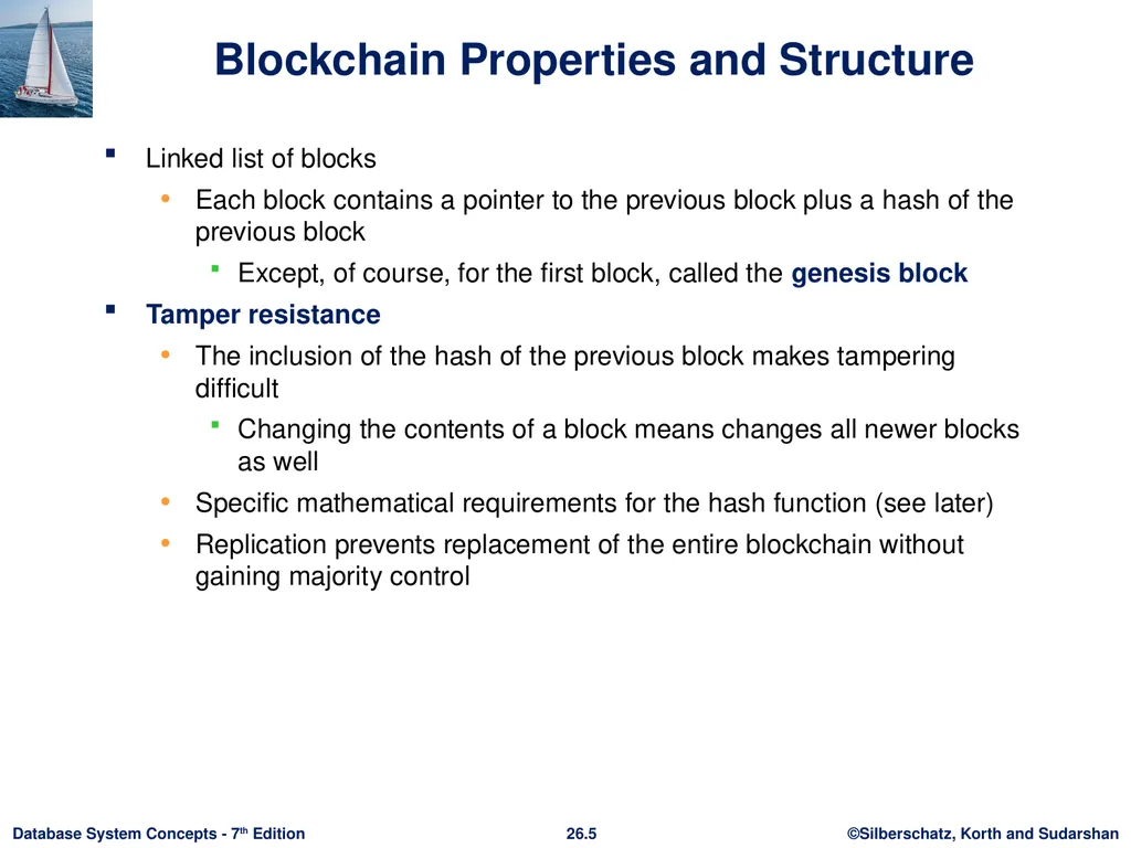 Chapter 26: Blockchain Databases Outline Overview - slide 5 of 21