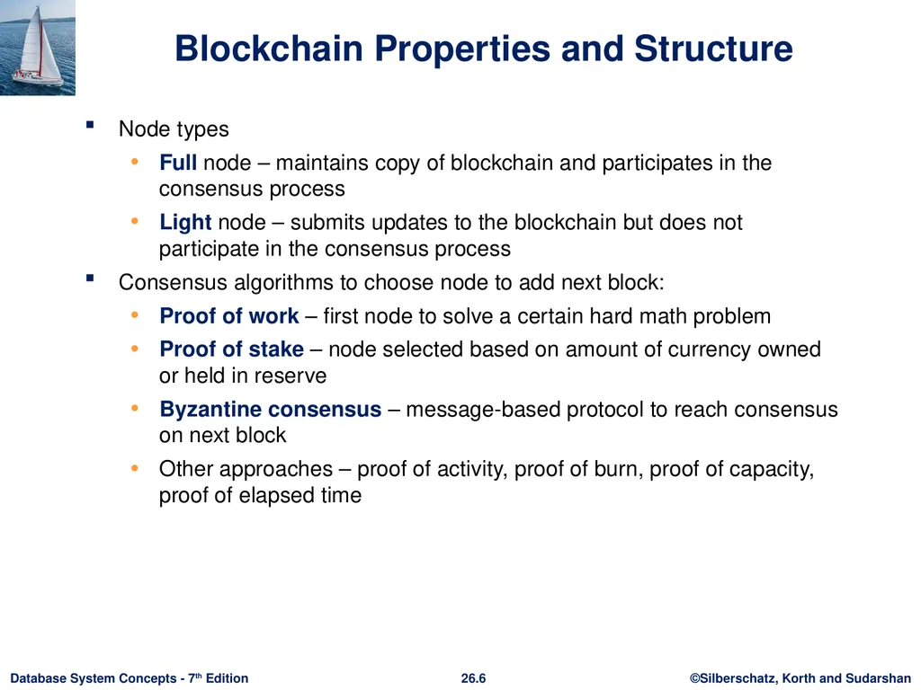 Chapter 26: Blockchain Databases Outline Overview - slide 6 of 21
