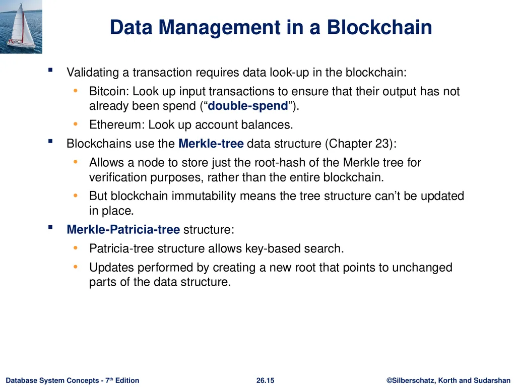 Chapter 26: Blockchain Databases Outline Overview - slide 15 of 21