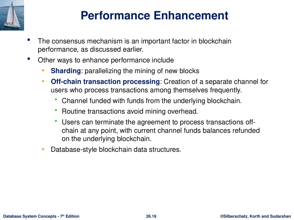 Chapter 26: Blockchain Databases Outline Overview - slide 19 of 21