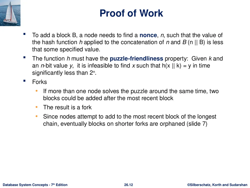 Chapter 26: Blockchain Databases Outline Overview - slide 12 of 21