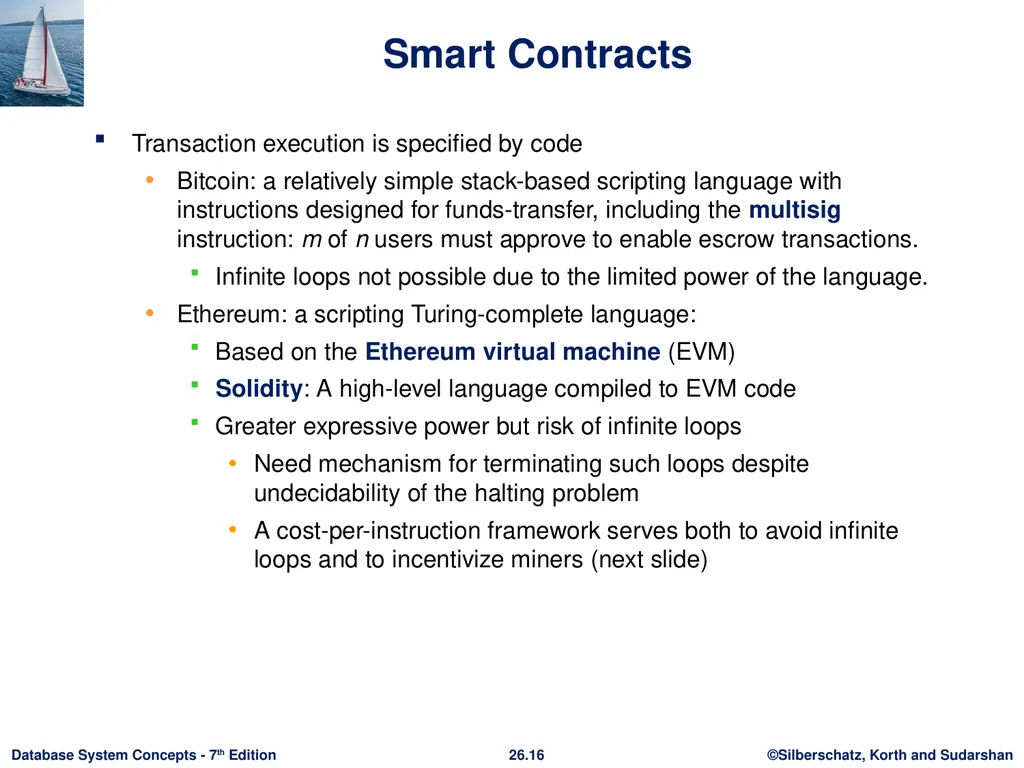 Chapter 26: Blockchain Databases Outline Overview - slide 16 of 21