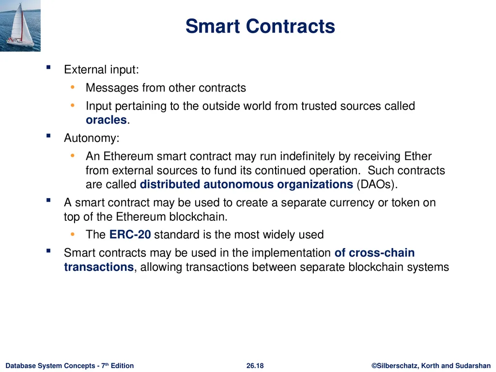 Chapter 26: Blockchain Databases Outline Overview - slide 18 of 21