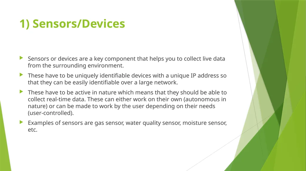 Table Of Content IoT Definition History of IoT - slide 10 of 17