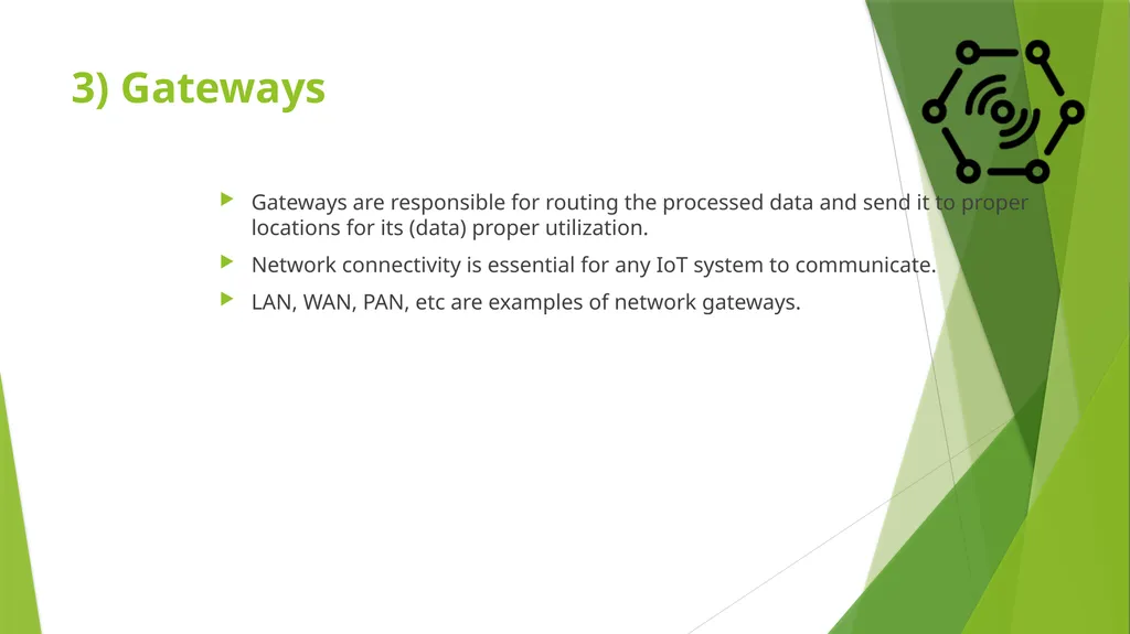 Table Of Content IoT Definition History of IoT - slide 12 of 17
