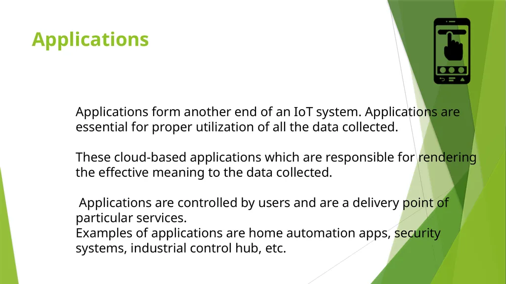 Table Of Content IoT Definition History of IoT - slide 13 of 17