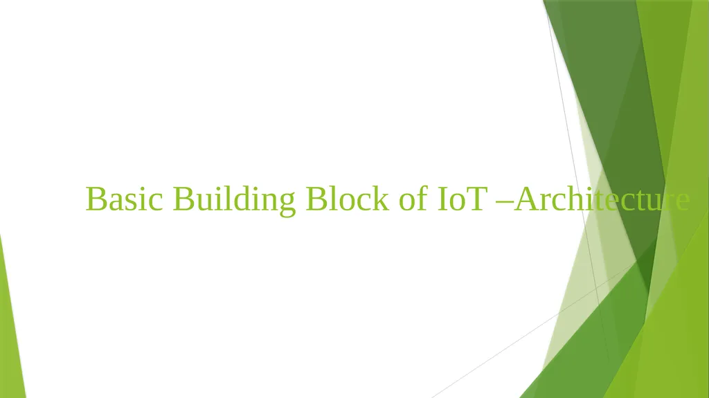 Table Of Content IoT Definition History of IoT - slide 8 of 17