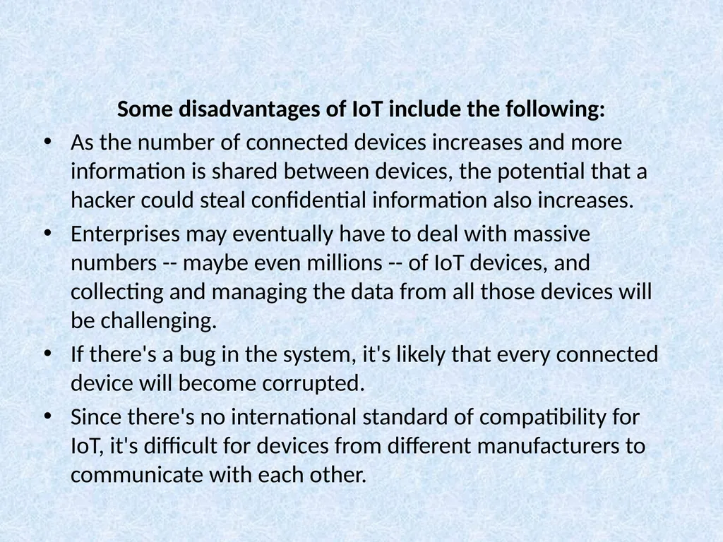Internet Of Things(IoT): What is the internet of - slide 9 of 11