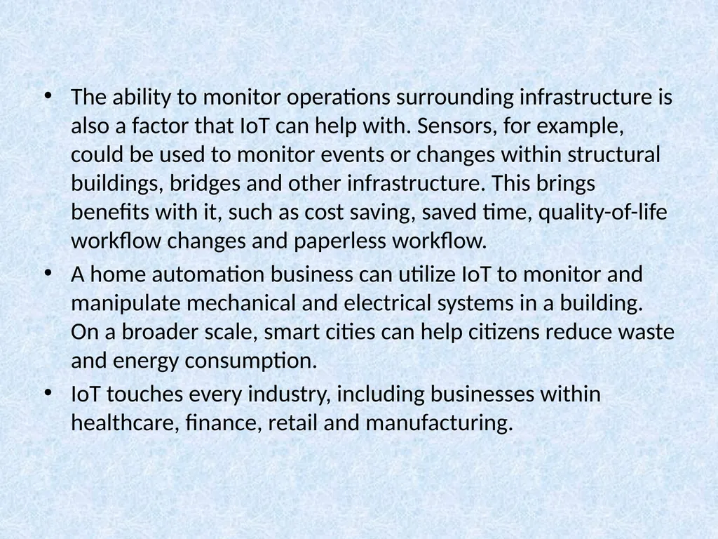 Internet Of Things(IoT): What is the internet of - slide 7 of 11