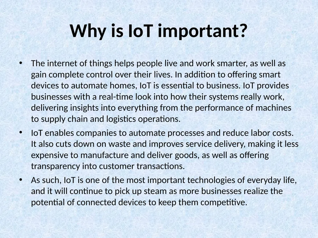 Internet Of Things(IoT): What is the internet of - slide 4 of 11