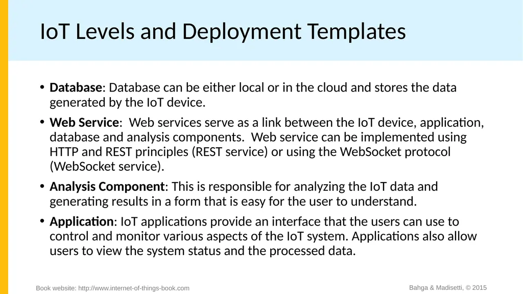 Chapter 1 Introduction to IoT Bahga & Madisetti, © - slide 16 of 22