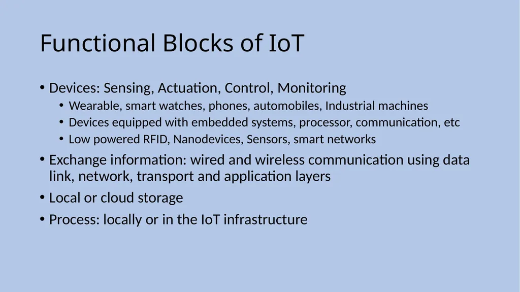 INTERNET OF THINGS (IoT) Dr. John P. Abraham - slide 7 of 22