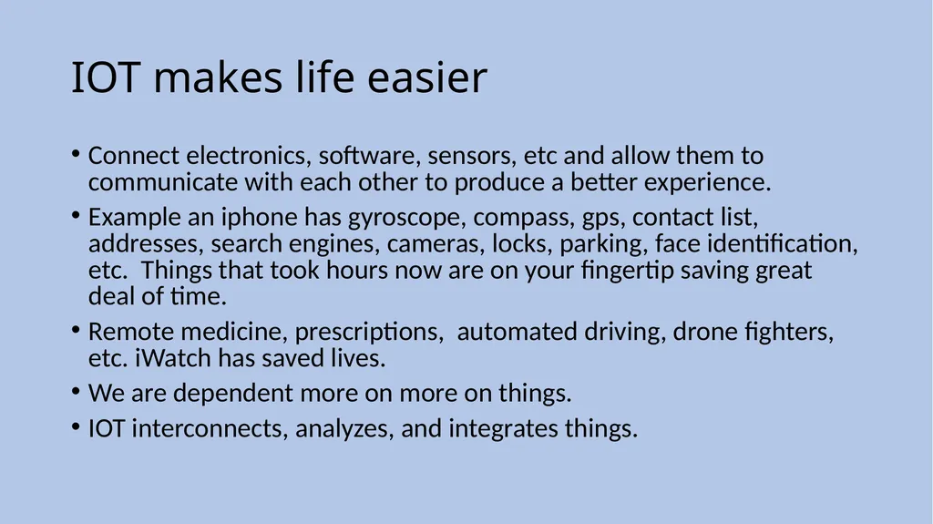 INTERNET OF THINGS (IoT) Dr. John P. Abraham - slide 4 of 22