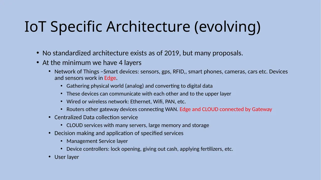 INTERNET OF THINGS (IoT) Dr. John P. Abraham - slide 14 of 22