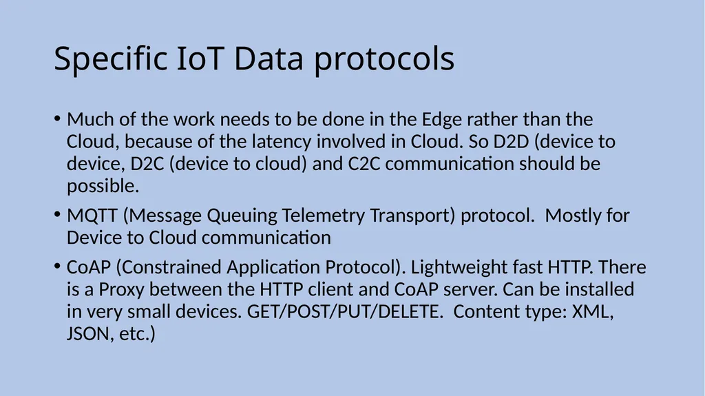 INTERNET OF THINGS (IoT) Dr. John P. Abraham - slide 16 of 22