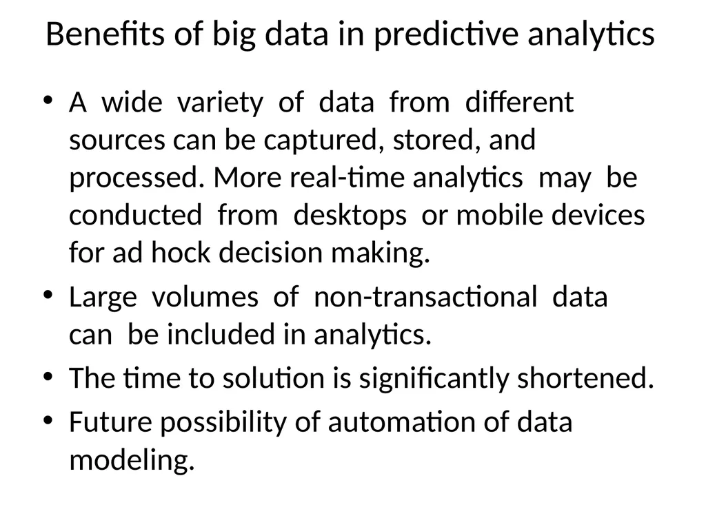 Big DATA What is Big Data? huge data is generated - slide 17 of 17